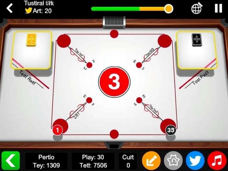 Carrom Turbo King tournament screen